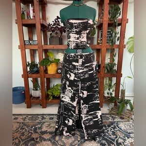 White fox two piece set